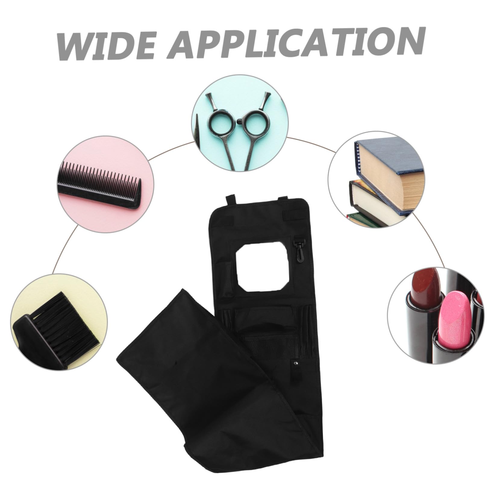 Organizer per Armadietti Sospesi con Tasche in Poliestere Nero
