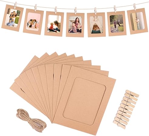 Amazon Co Jp Vorcool ピクチャーフレーム ペーパーフォトフレームセット 壁飾り 写真立て 記念 Diy用 写真ガーランド クリップ 紐付き 30枚セット ホーム キッチン Amazon Co Jp Vorcool ピクチャーフレーム ペーパーフォトフレームセット 壁飾り 写真立て 記念 Diy用 写真ガーランド クリップ 紐付き 30枚セット ホーム キッチン