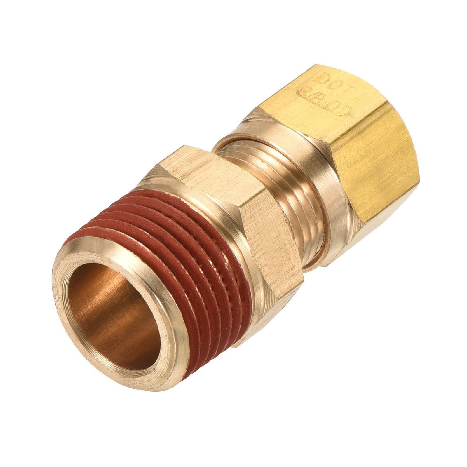 Tool parts Brass Compression Tube Fitting 3/8NPT x 3/8