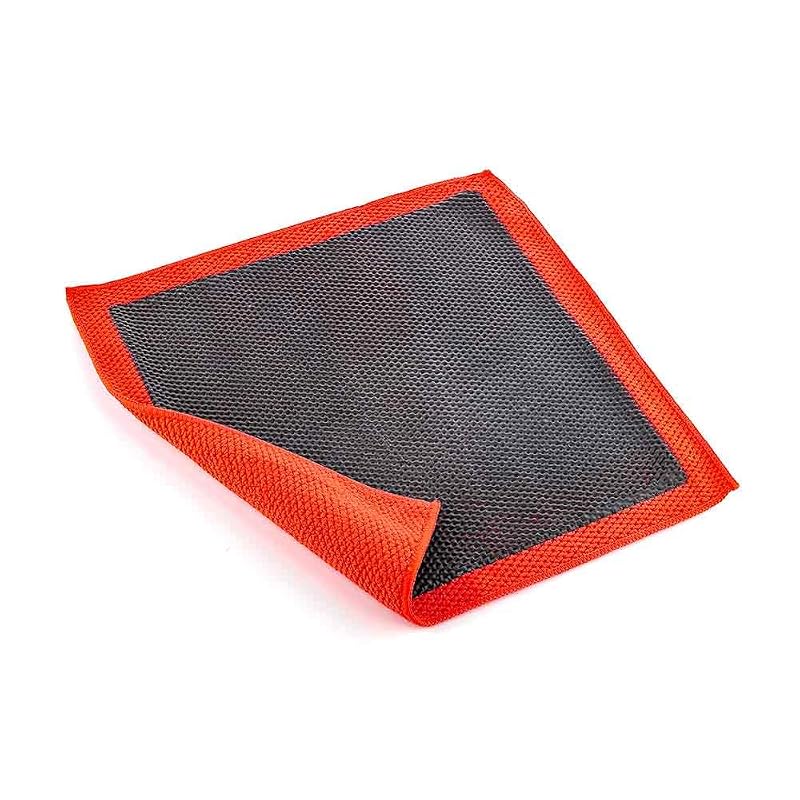 Toalha de Descontaminação Clay P&S Reset, Grau Fino, para Pintura Automotiva, Vidro e Metal, 30,5 x 30,5 cm, Vermelha
