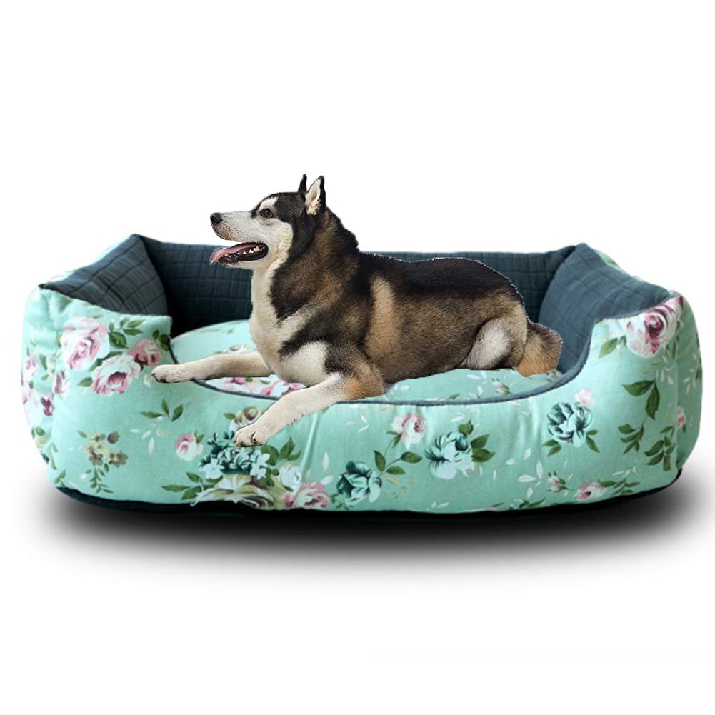 HANHAN Deluxe Hundebett – XXL, Memory-Schaum, Wasserdicht & Mit Kuscheligem Kunstfell