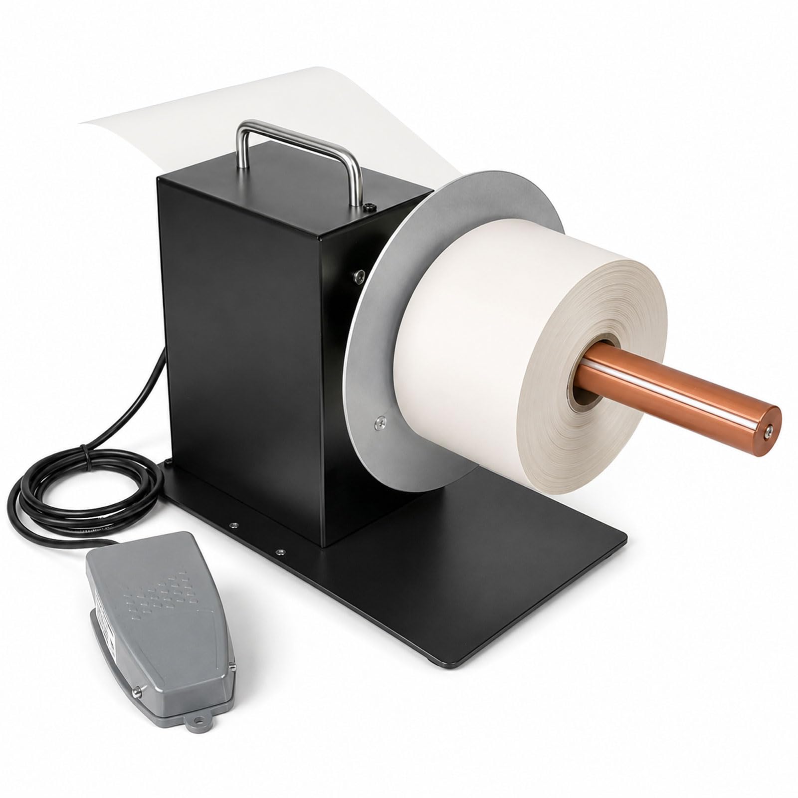 Nawijarka do materiałów wielkoformatowych, rdzeń 40/60/90 cm, do 400 RPM, regulowana prędkość, przód/tył, , na papier winylowy film tkanina tapeta plakat 60 cm