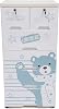 Plastic Drawers Dresser,Storage Cabinet with 6 Drawers, Closet Drawers Tall Dresser Organizer, Polar Bear Plastic Drawers for Clothes, Playroom, Bedroom Furniture