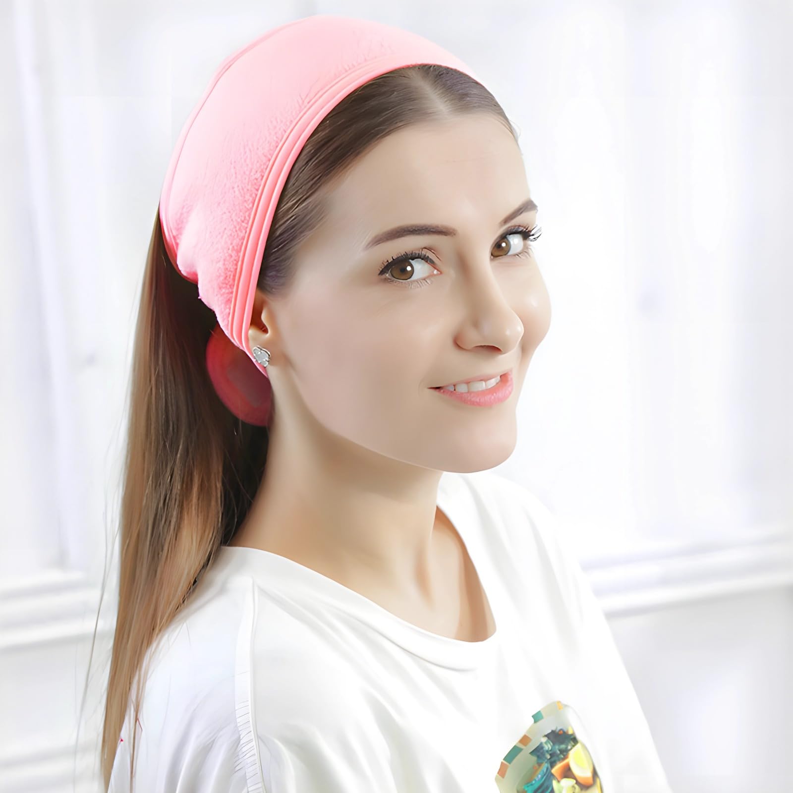 Confezione da 24 fasce per capelli regolabili con chiusura, fasce elastiche per il lavaggio del viso, per trucco, yoga e cura della pelle