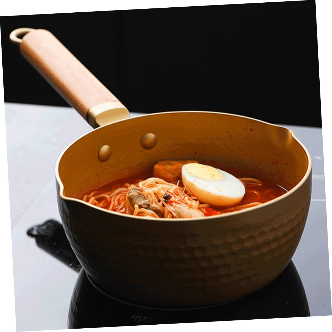 Cooking Pot Pot à Lait Sans Couvercle Poêle à Sauce Pratique Pour Cuisine Et Nourriture Design Élégant