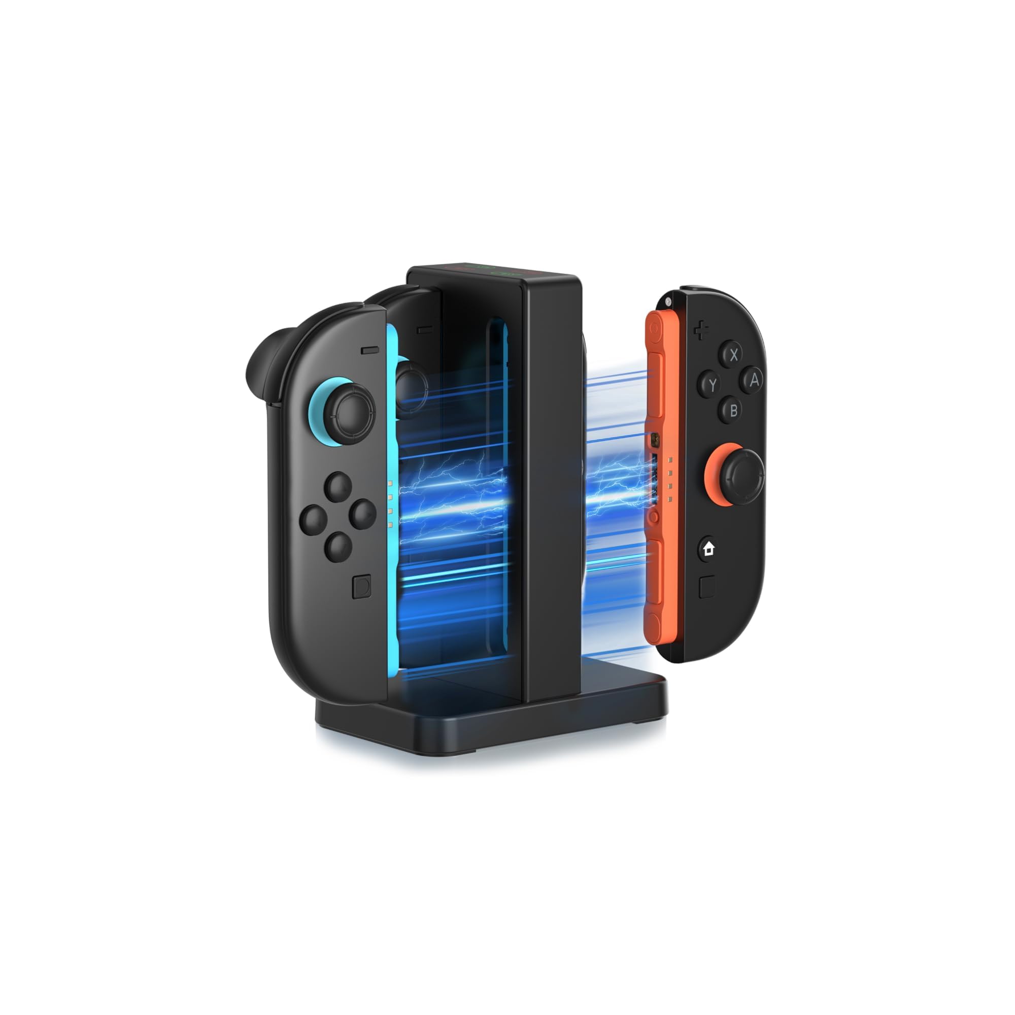 ジョイコン 充電 スタンド Switch 2 用, Diyife ジョイコン 2 用, 過充電防止 ニンテンドースイッチ用 Switch 2 コントローラー 同時充電可能 USB-C ケーブル付属