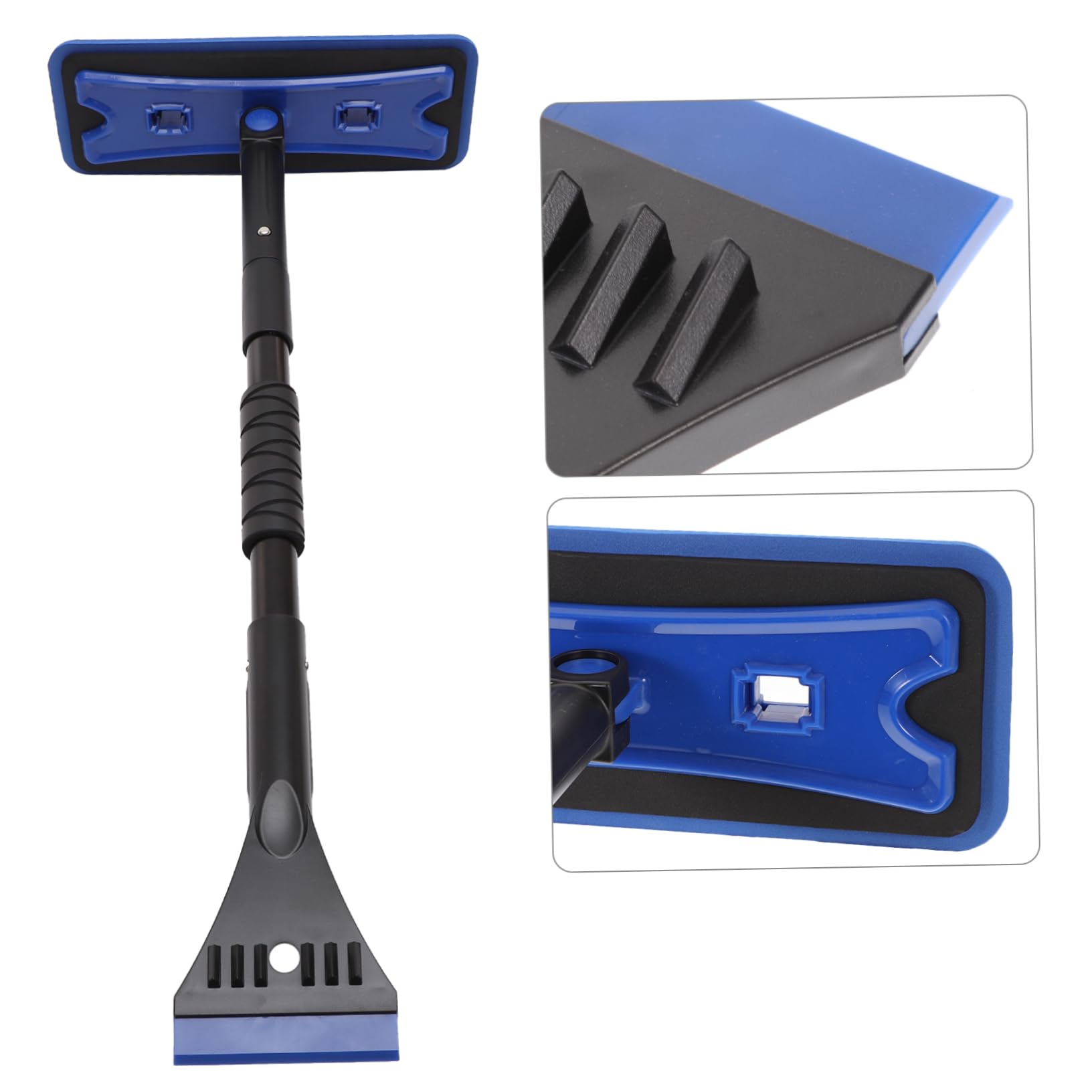 Grattoir à Glace et Brosse pour Voiture, Alliage D’aluminium, Bleu