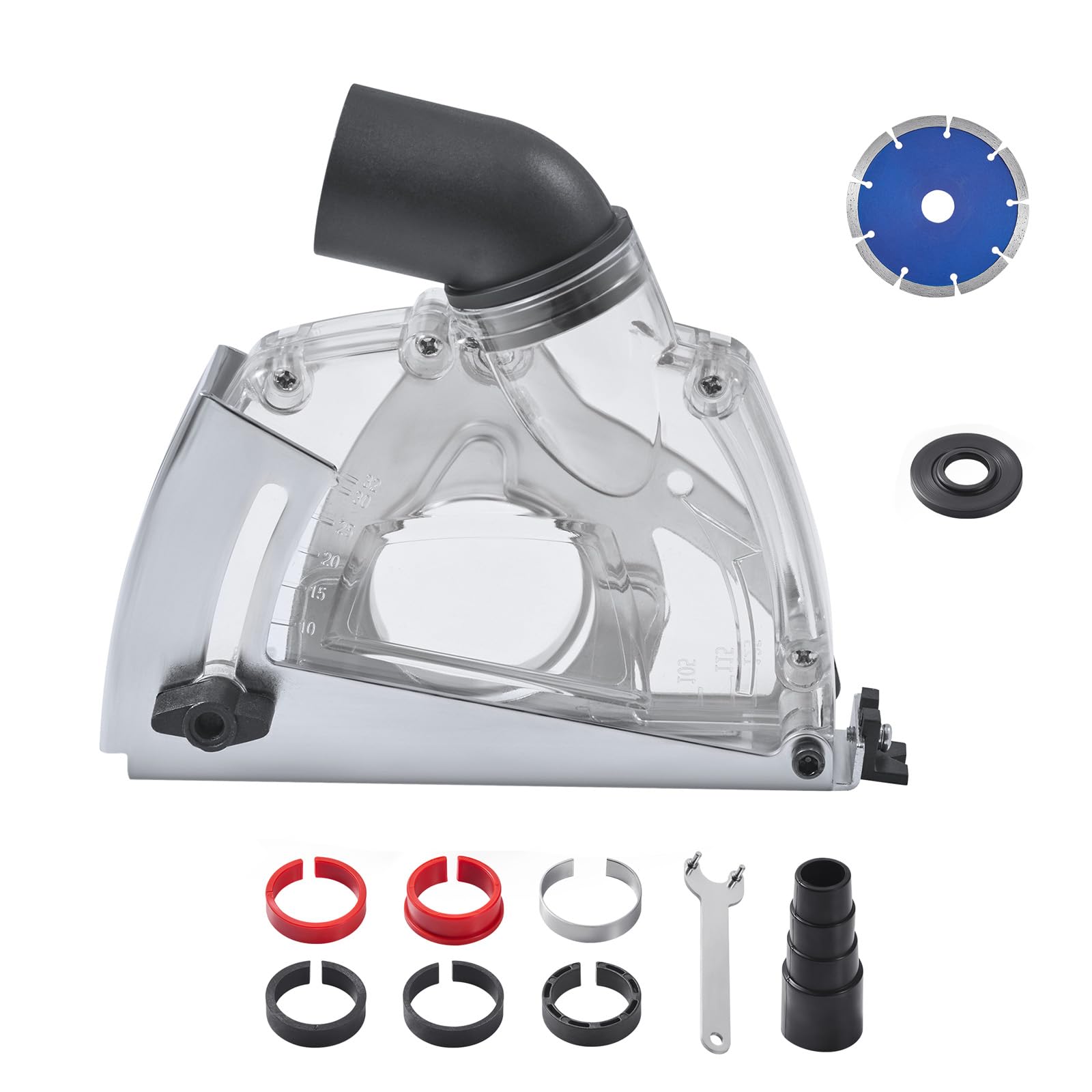 Happybuy Professional Dust Control Kit for Angle Grinders - Includes 5