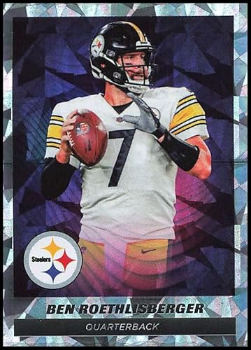 Miniatura 1 de 2021 Panini Stickers Football #154 Ben Roethlisberger Pittsburgh Steelers FOIL Official NFL Sticker Collection Single Card (paper thin 49x69 mm)