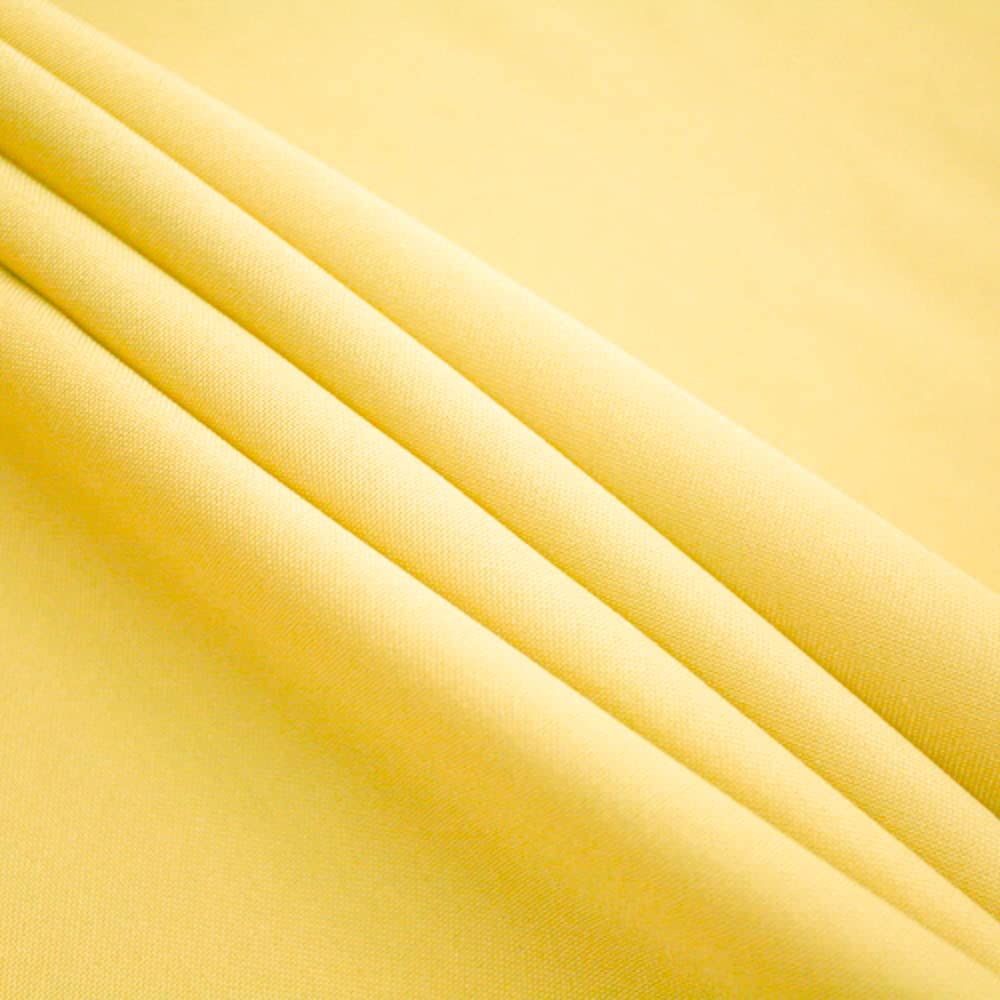 AK TRADING CO. 60" Wide IFR Polyester Poplin Solid Fabric - Yellow - 1 Yard