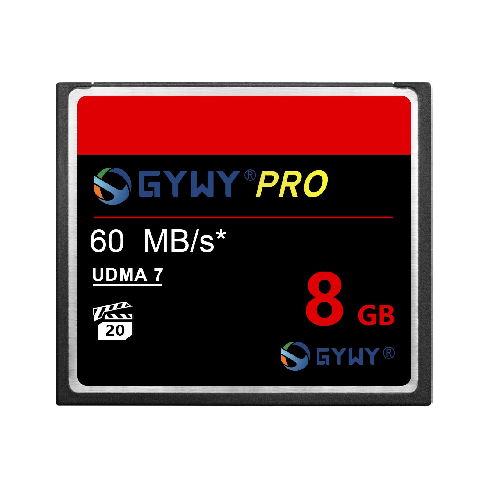 Extreme - Tarjeta de memoria flash compacta de 8 GB, 60 MB/s, tarjeta CF