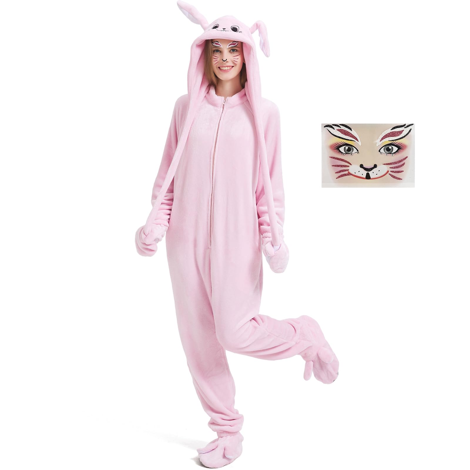 Ezuwail Adult Bunny Pajamas