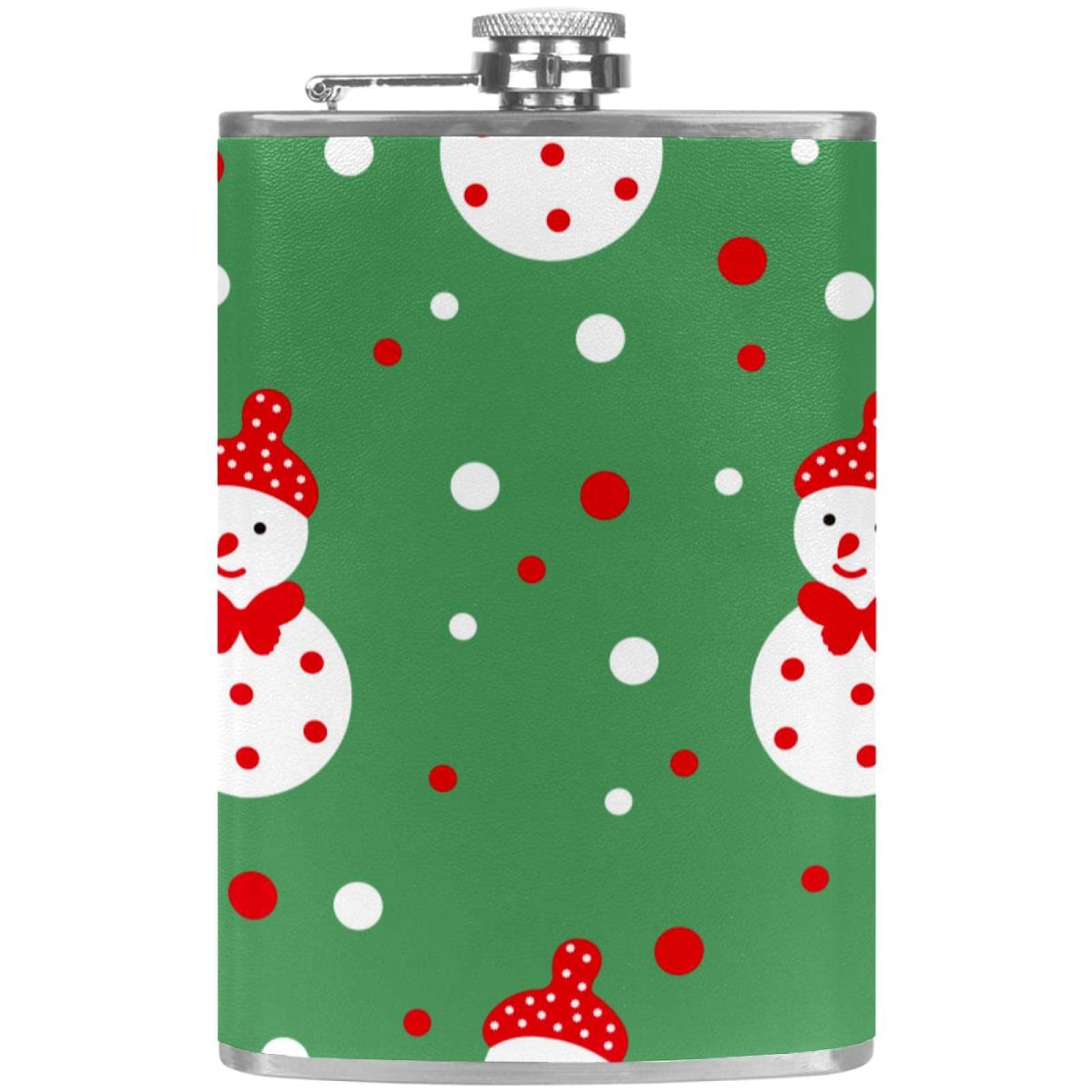 Flasque pour liqueur et son entonnoir le cadeau de Noël vert idéal pour amateur de whisky