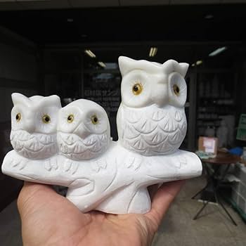 置物 フクロウ ふくろう 梟 オブジェ 福郎 玄関 看板 縁起物 Amazon.co.jp: フクロウ三羽 ふくろう 置物 梟 オブジェ 福郎 白