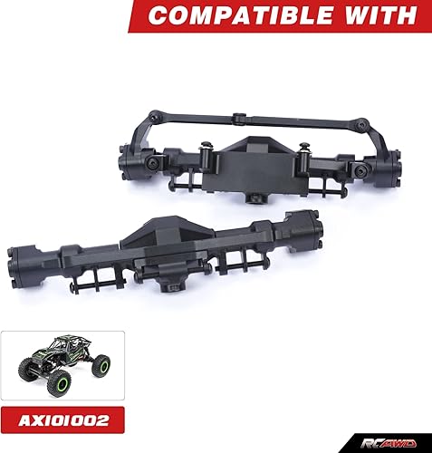 Miniatura 3 de RCAWD Para 118 Axial UTB18 Capra Trail Buggy Crawlers actualizaciones, eje trasero y de dirección montado y carcasa de eje delantero y trasero sin