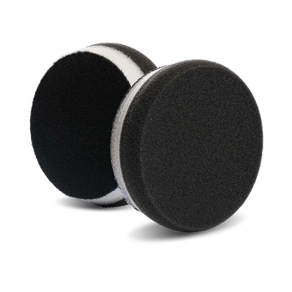 Lake Country HDO Black Finshing Pad, 2 Pack, 3.5"