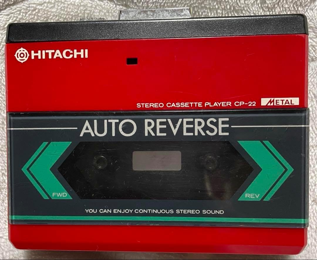 HITACHI ステレオカセットプレーヤー CP-W1 /ジャンク レトロ 日立 W-1