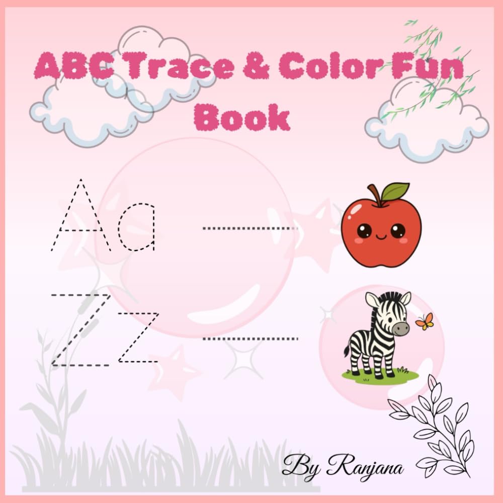 ABC Trace & Color Fun Book