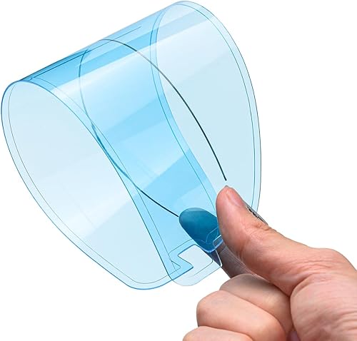 Miniatura 4 de Película antivaho universal para visera de casco de motocicleta, protector facial para casco, inserto de visera antiniebla, lente de visera de