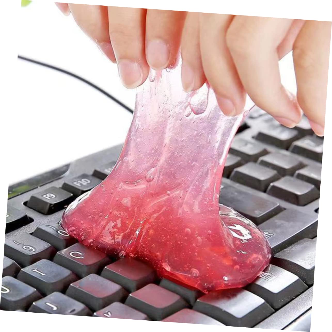 Gel de Limpieza para Teclado PC 20 Unidades, Adhesivo Fuerte y Práctico para Eliminar Polvo en Oficinas y Casas Color Aleatorio