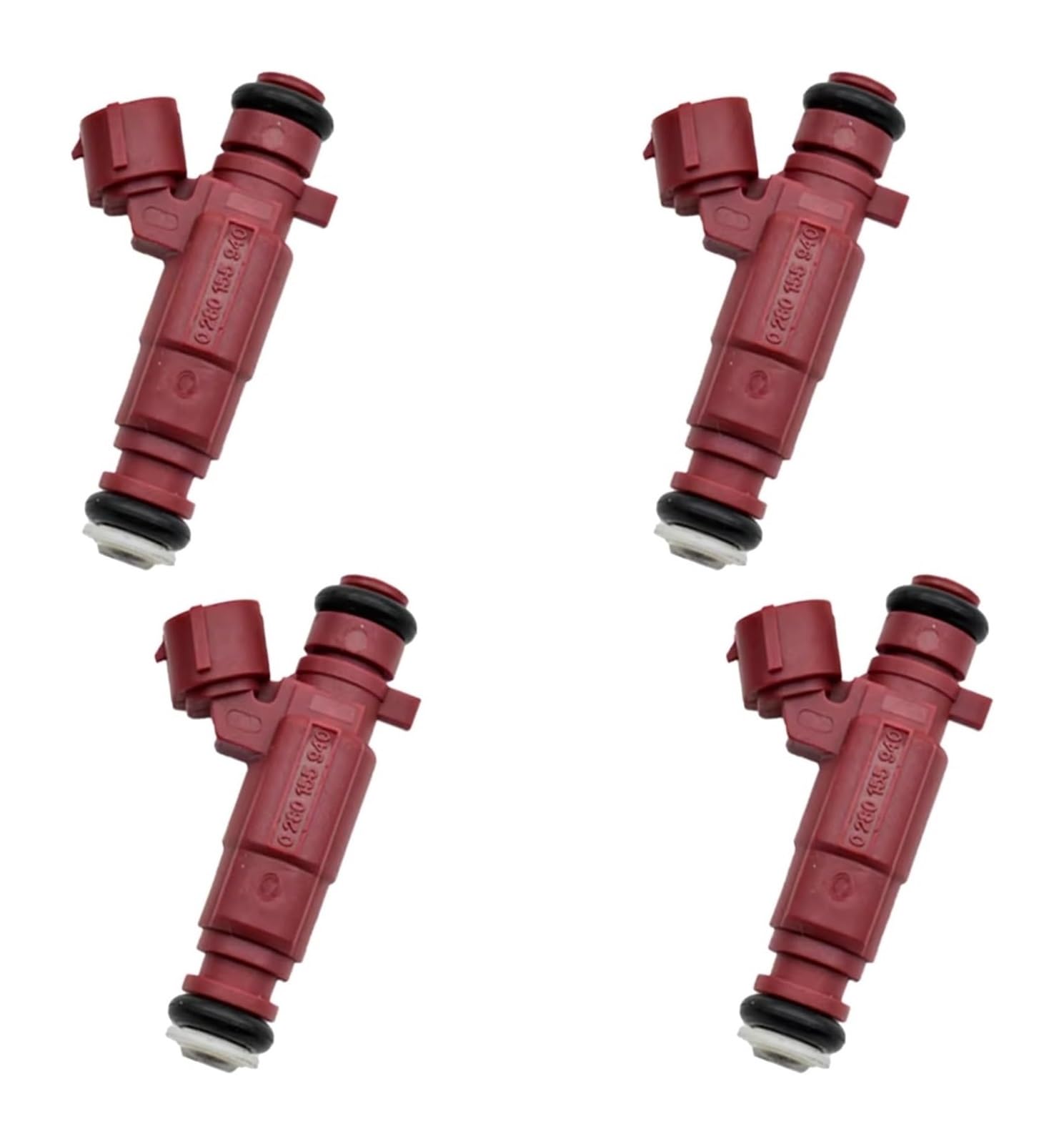 Kkiudvc One Color Car Fuel Injector For Nissan For Primera For Almera 1.5-1.8 Nozzle 4X Fuel Injectors 0280155940 16600-9F600 Exhaust