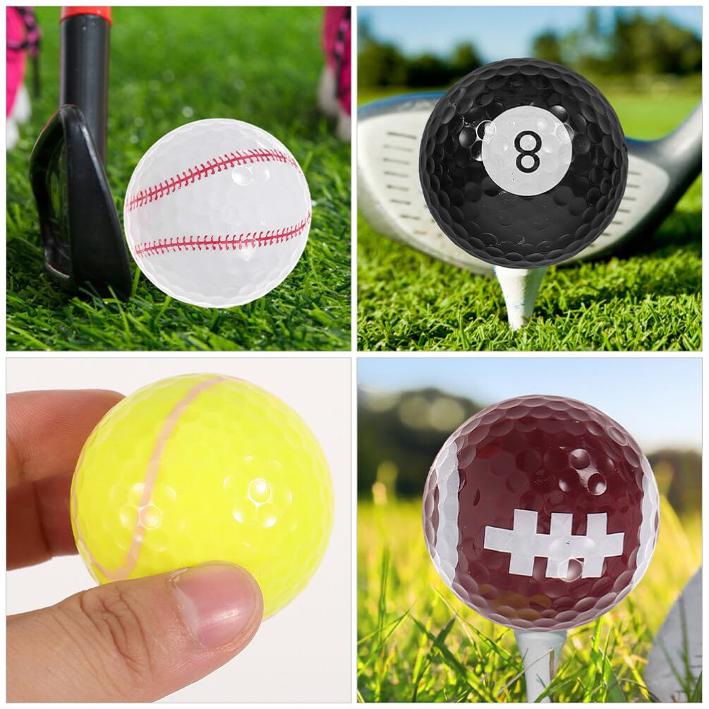 De Golf De Práctica Resina De 12pcs para Aficionados Al Golf Entrenamiento