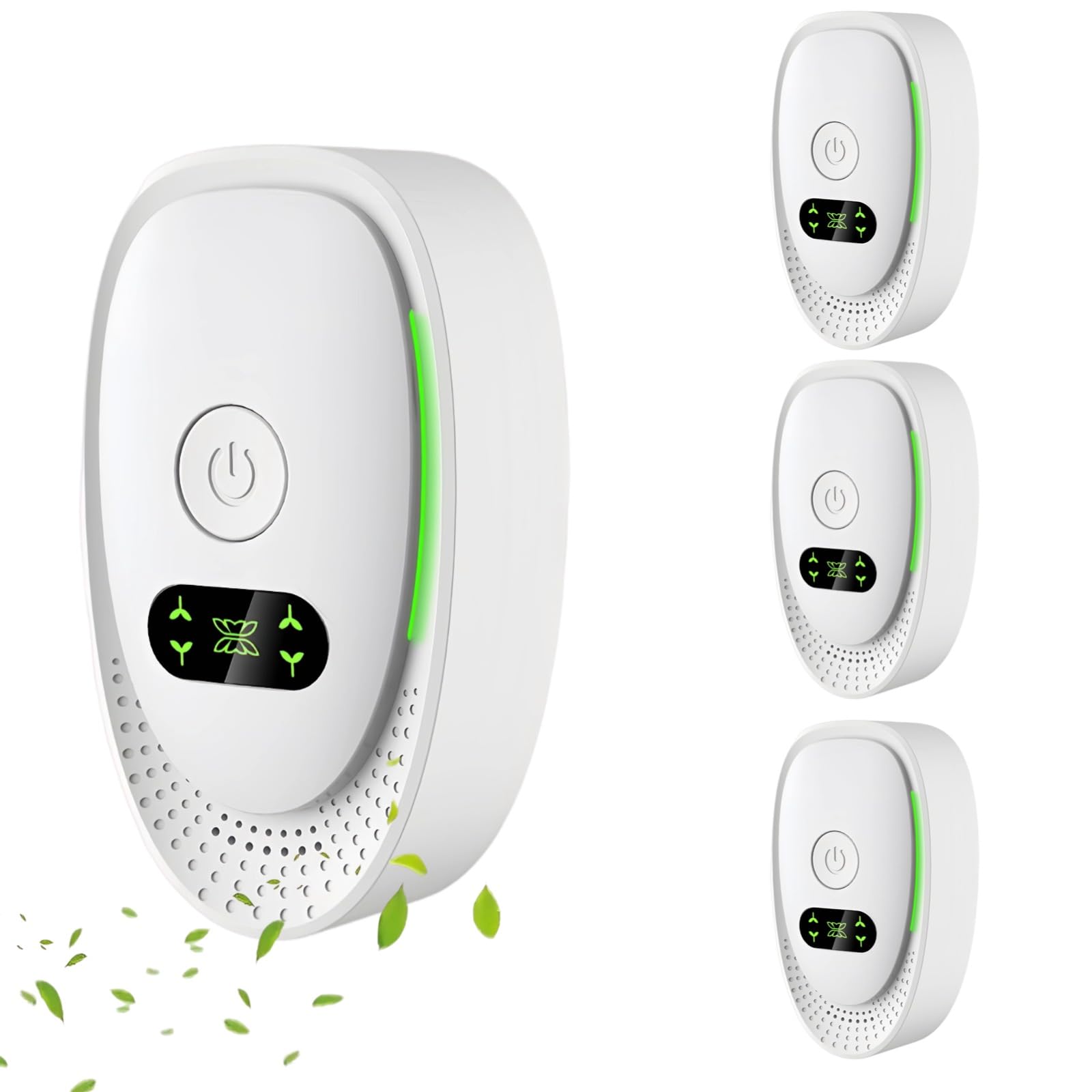 Air Purifier for Bedroom, 4PCS Negative Ionic Air Purifier Plug in UK,Quiet Odour Remover,Smoke Dust,Pets,Air Cleane Ionisers for Home,Office, Bathrooms, Kitchen, Garage,Filter-Free Purifier