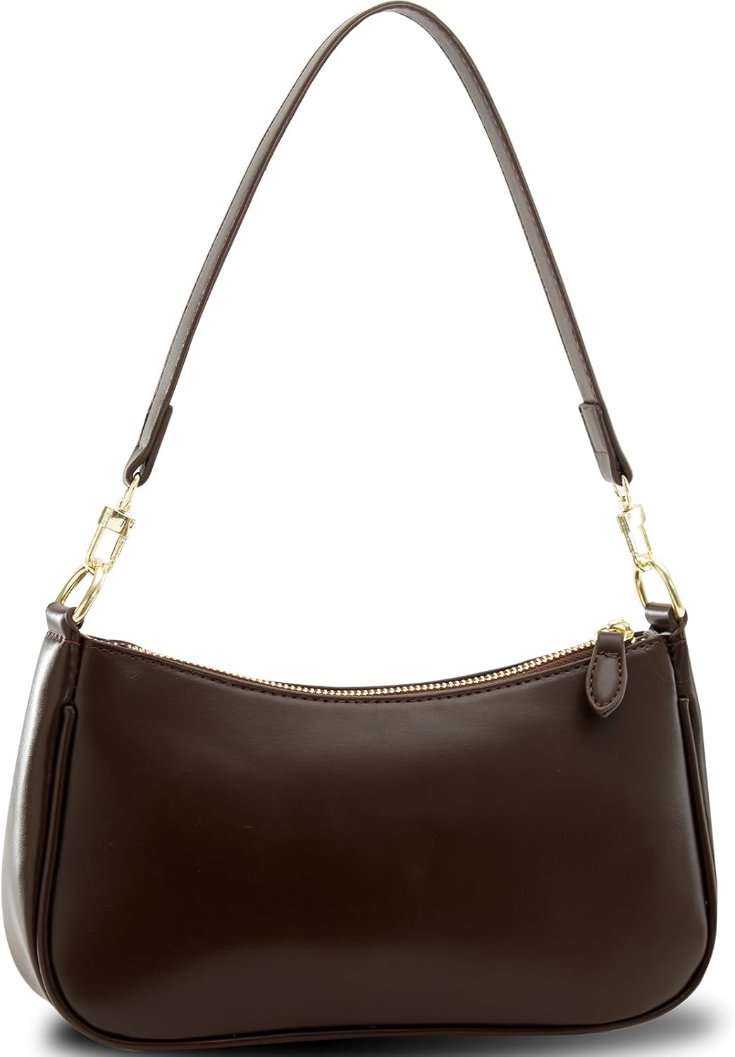 Small Cresent Shoulder Bags Crossbody Purses for Women Vegan Leather Handbag Clutch Hobo Purse - Image 3