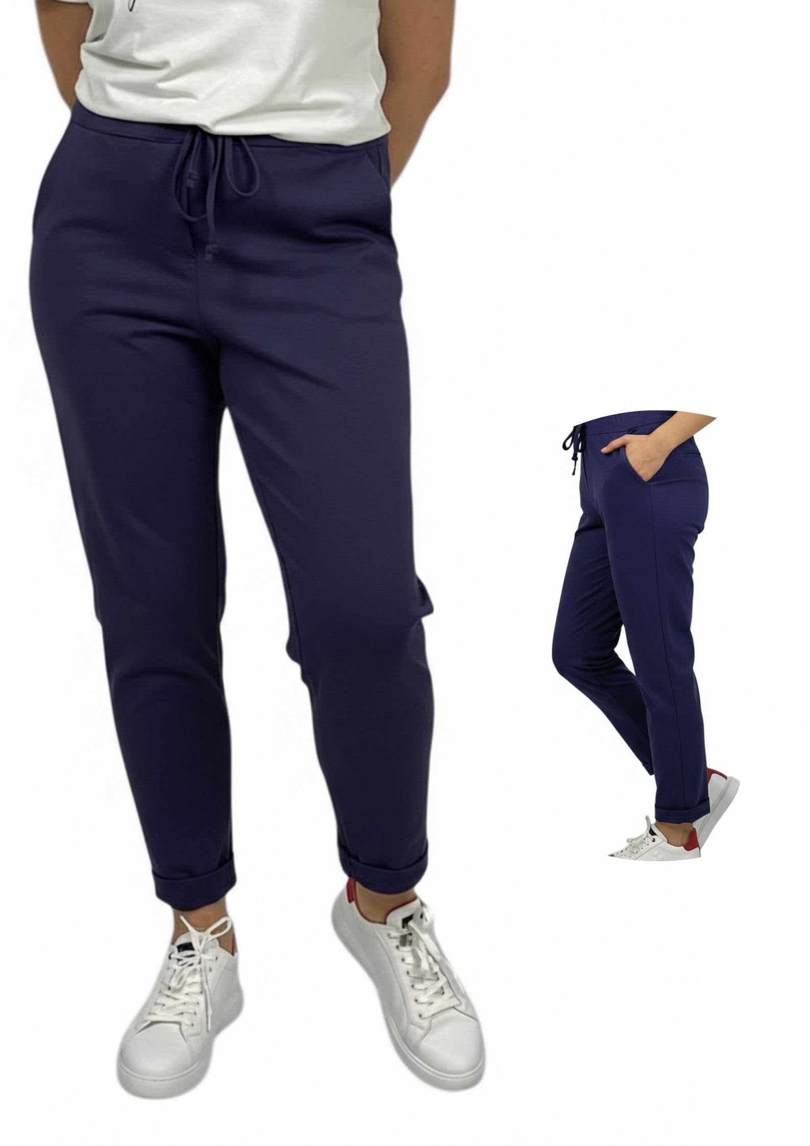 Chino Jogginghose Damen Elegant - Stretch Chinohose Sportlich
