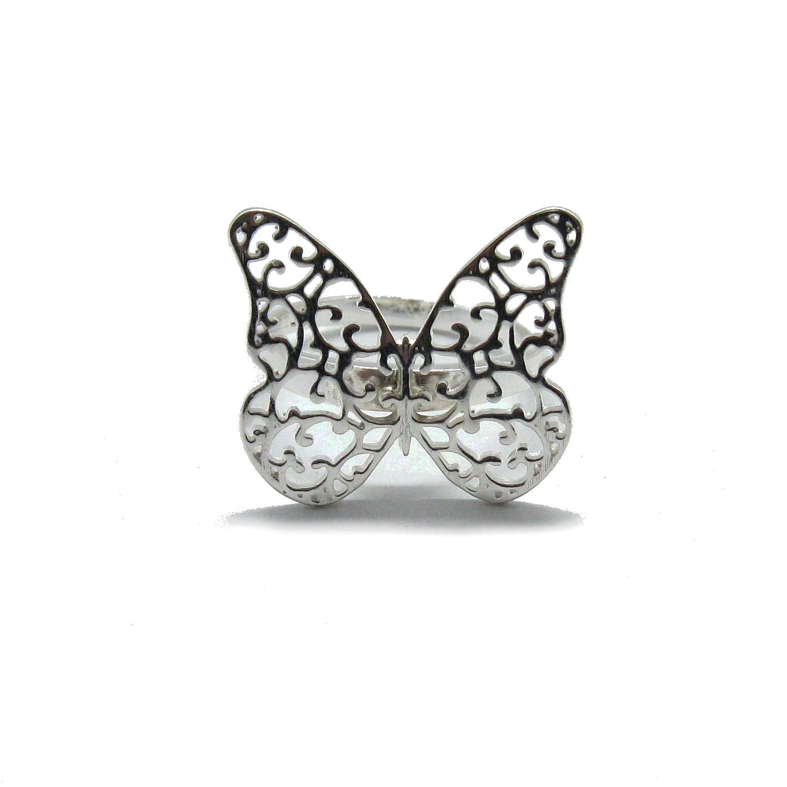 Bague papillon argent 925 idée cadeau anniversaire femme romantique