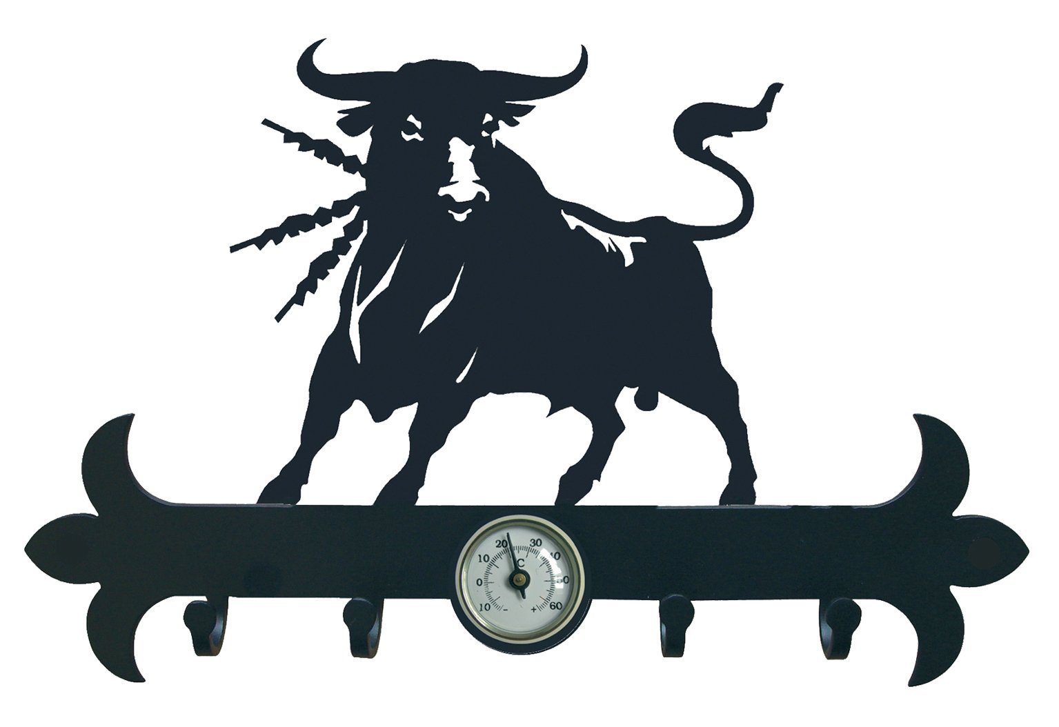 Imex Schlüsselbrett ‚Der Fuchs‘ – Schmiedeeisern, 290 Mm, Mit Feen-Motiv