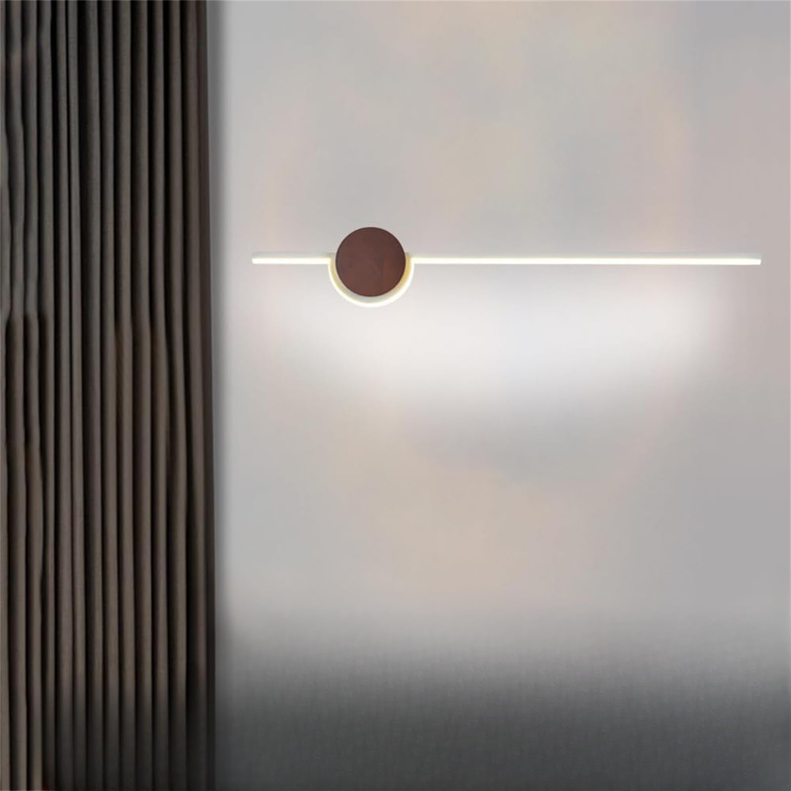Lámpara de Pared Luz de Pared Interior Moderna Lineal de 77cm con LED Blanco 8