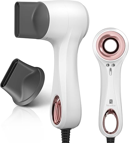 MelodySusie Secador de pelo compacto, 110,000 rpm, secado rápido, secado rápido, sin daños, portátil, secador iónico para el hogar y viajes