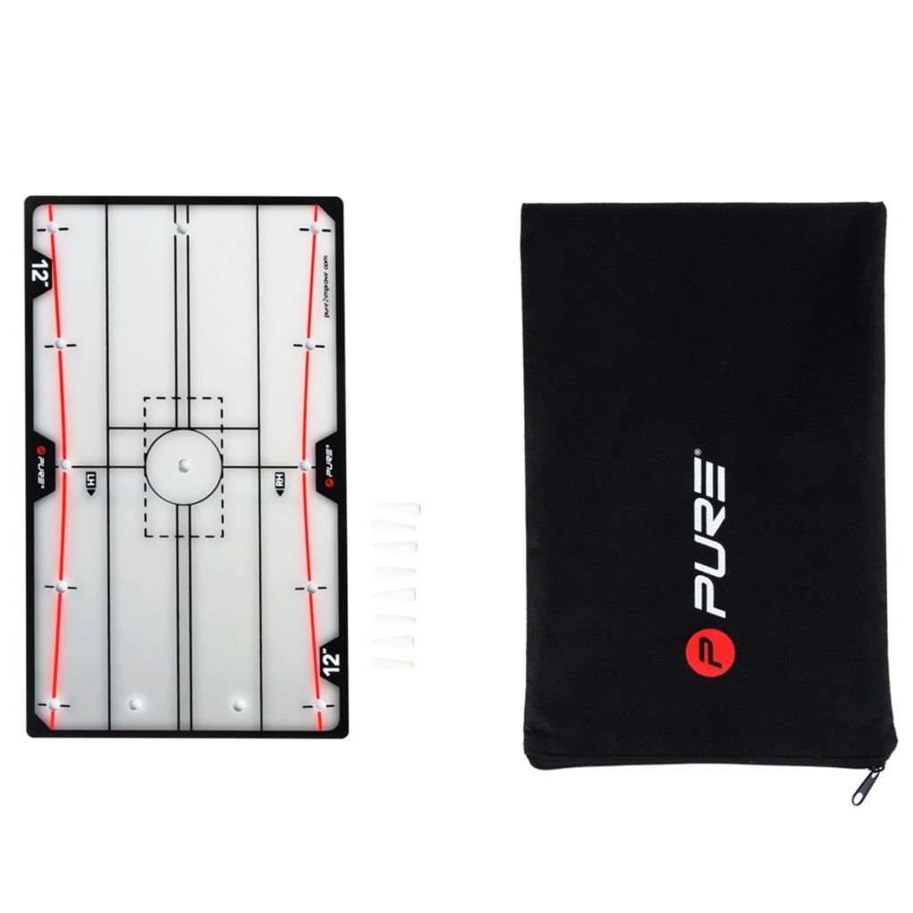 Pure2Improve Putting Mirror - Black, 12-Inch