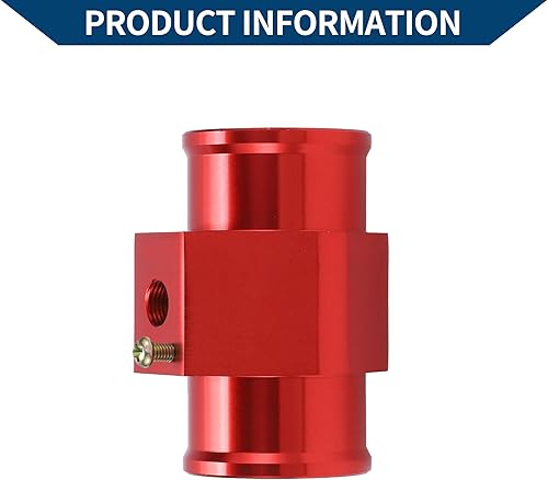 Miniatura 4 de Kit de sensor universal de temperatura de agua de 12 V24 V, adaptador rojo NPT de 18 pulgadas de 1.26 pulgadas, 190'F encendido - 175'F apagado para