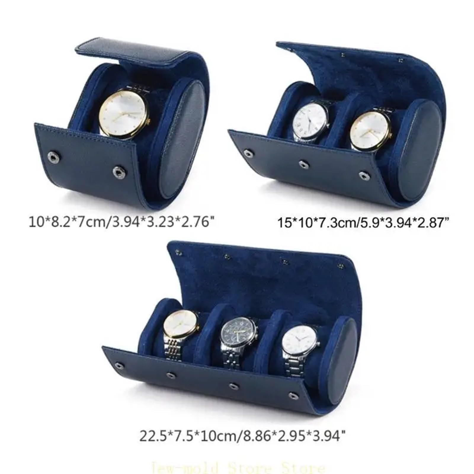 Scatola Porta Orologi Ovale Da 2 Pezzi Per Orologi | For Caso Natale(Size 2)