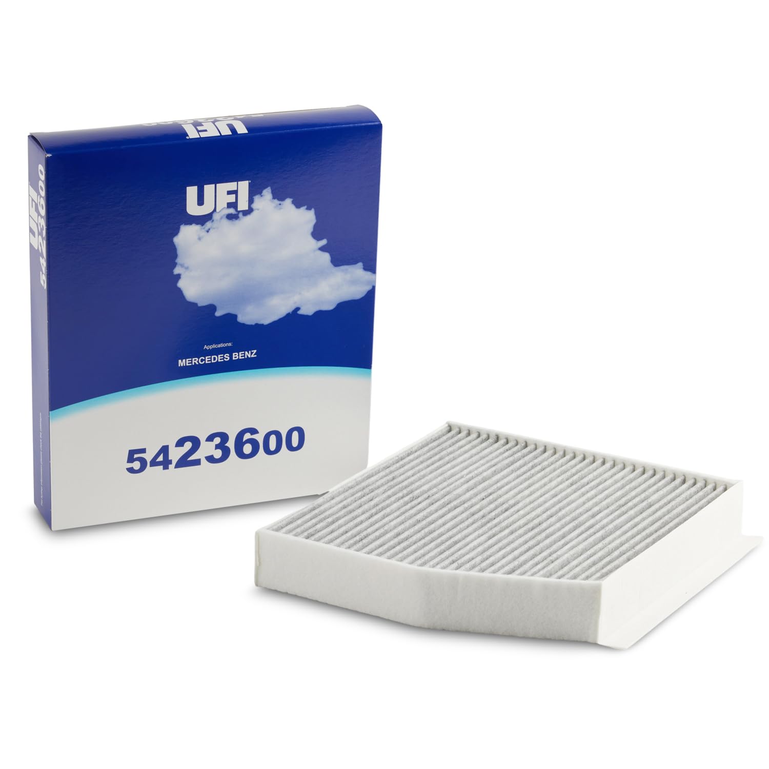 UFI Filters, Filtro de Habitáculo de Carbón Activo 54.236.00, Filtro de Habitáculo de Recambio, Apto para Coches, Apto para Modelos de Infiniti y Mercedes Benz