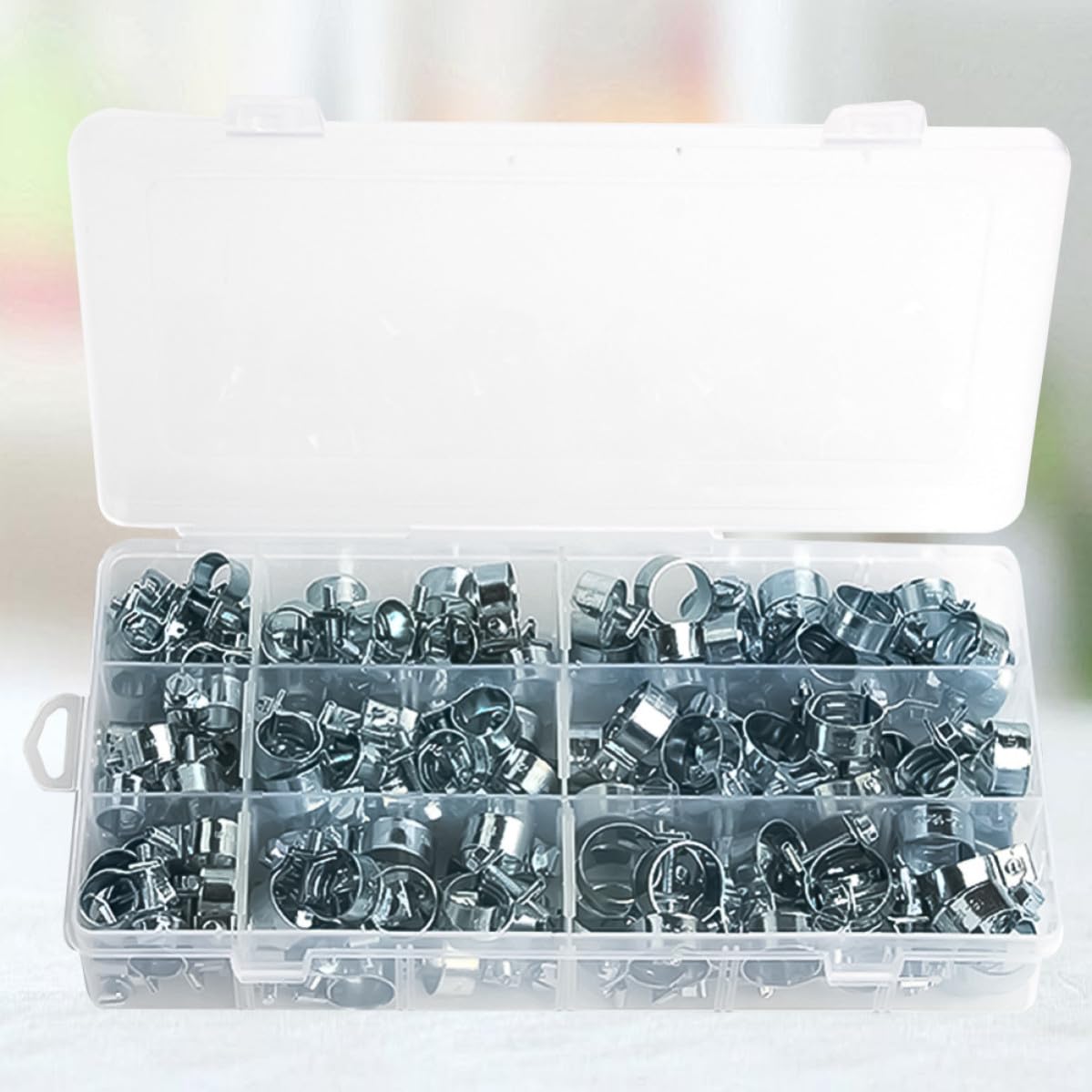 135 Pièces Mini Serrage Collier de Métallique Zingué