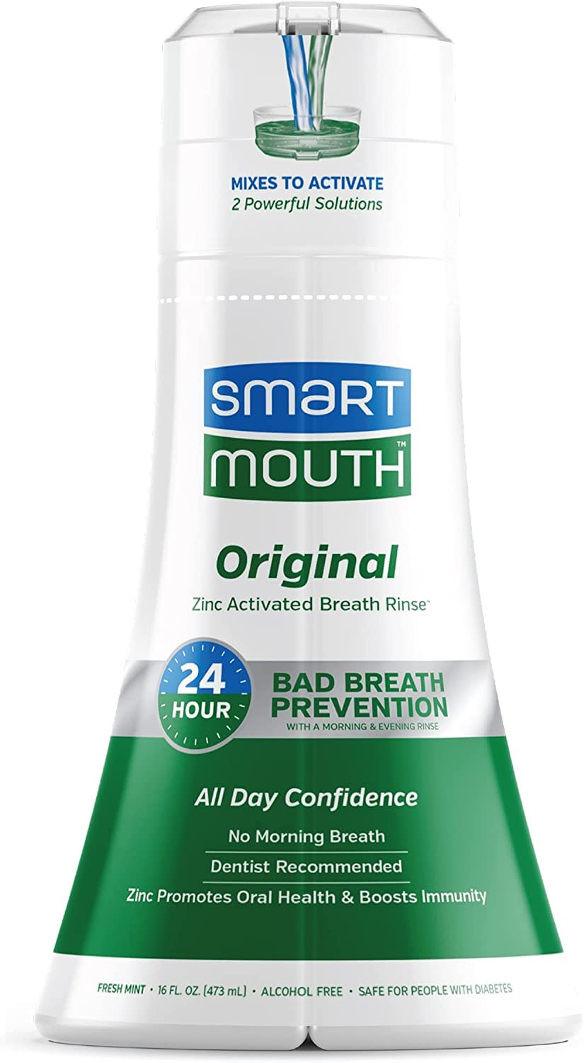 SmartMouth Original Activated Mouthwash Clean Mint - 16 oz, Pack of 5