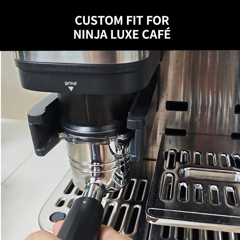 Filter basket compatible with Ninja Luxe Cafe Accessories ES601 ES701，Double Cup Coffee Pressurized Porous Filter，Double Cup Portafilter Basket for Ninja Luxe Cafe