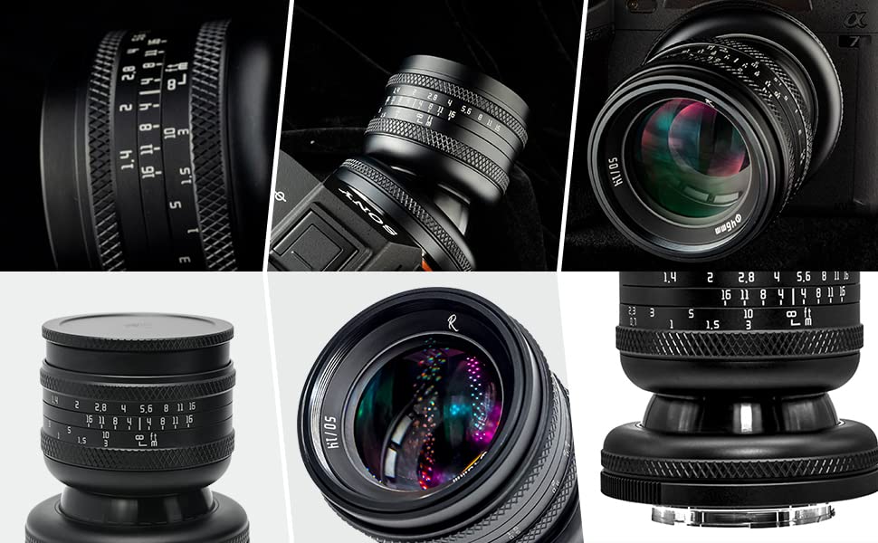 Amazon.co.jp: AstrHori 50mm F1.4 フルフレーム マニュアルフォーカス