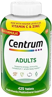 Centrum Suplemento multivitamínico base para adultos, 425 unidades