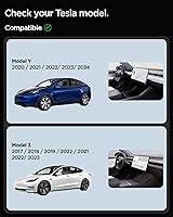 Vista 2 de Spigen GlasTR EZ FIT: protector de pantalla de vidrio templado diseñado para Tesla Model 3 (2023-2017), Tesla Model Y (2025-2020) pantalla táctil