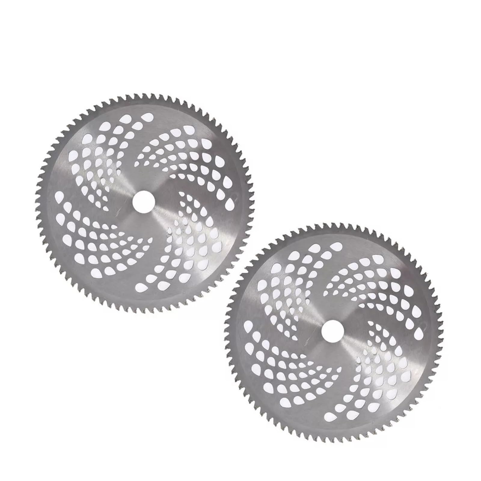 Paquete de 4 Cuchillas Repuesto para cortadora Recorte con Punta carburo 10" x 80 Dientes Piezas de jardín