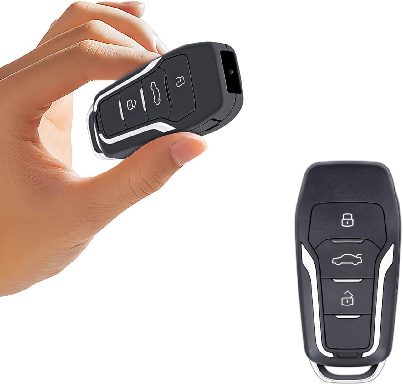MAYUMI New Version 1080P HD Small Security DVR Camera, Long Battery Indoor and Outdoor | Mini Keychain Audio Video Hidden Camera Car Key-image-12
