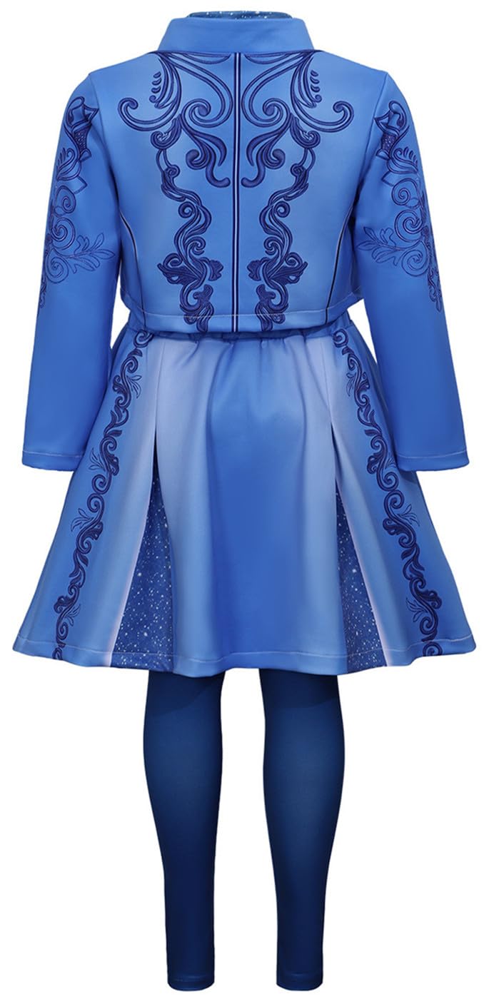 Bambina Cosplay Chloe Costume Set 4 Pezzi per Halloween Festa