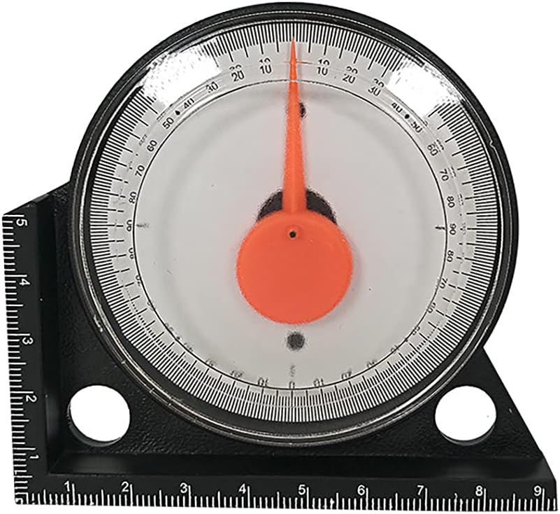 toolso mini inclinometer measurement tool protractor tilt level meter angle finder clinometer slope angle meter with magnetic base amazon com