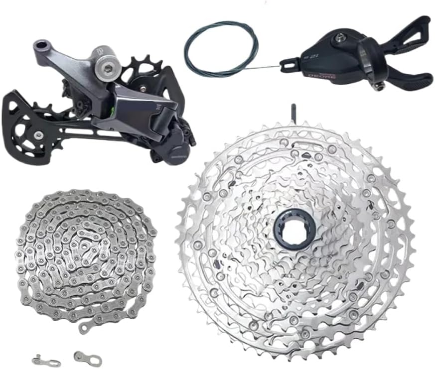 12-Speed Mountain Bike Groupset 1X12 Shift Lever Derailleurs And 51T Cassette For MTB Compatible Bike Sets(Windows Group)
