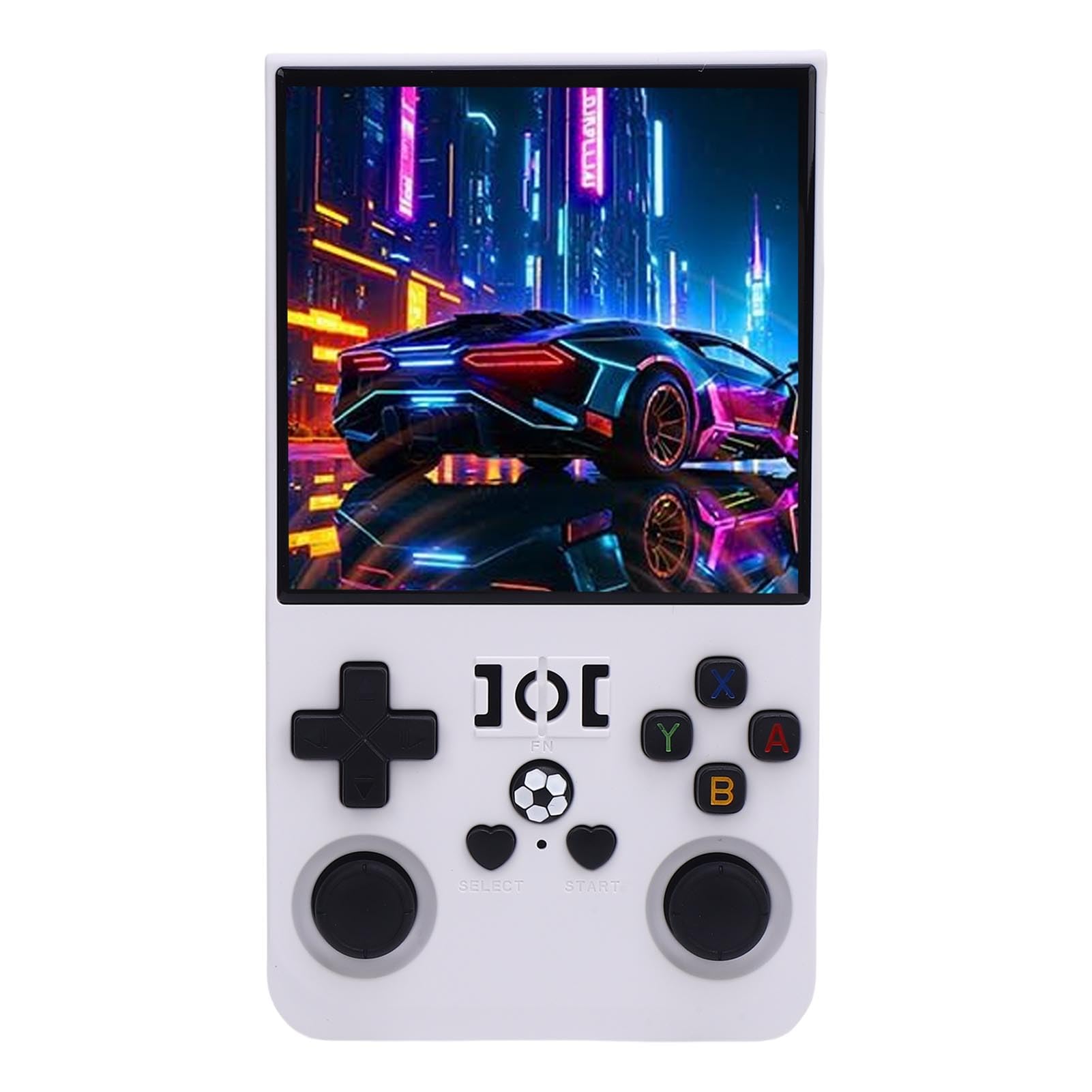 Console di Gioco Portatile Processore Ad Alta velocità Esperienza di Gioco Portatile per Viaggi Schermo Bianco da 4,0" con 18000 Giochi Integrati (64G)