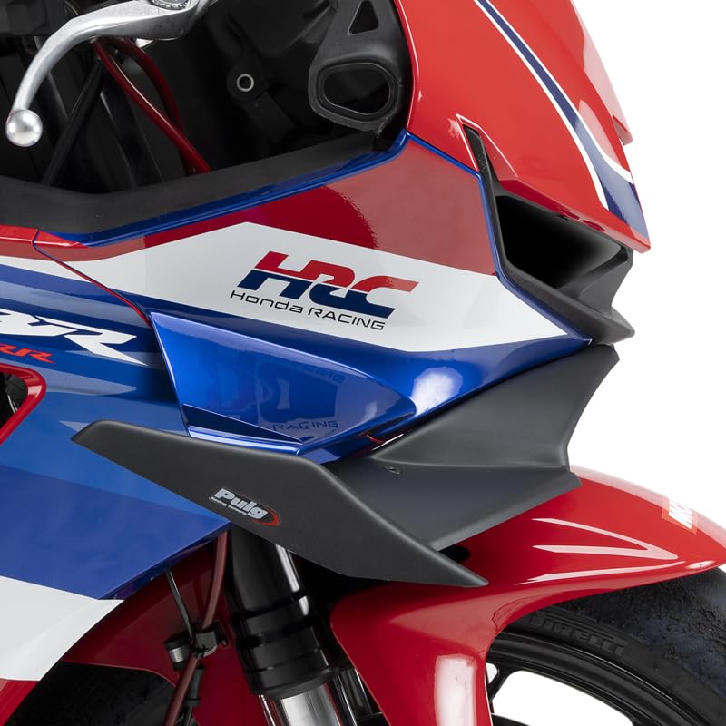 Amazon | Puig 22192J FRONTAL SPOILER GP [MATT BLACK] CBR600RR(20